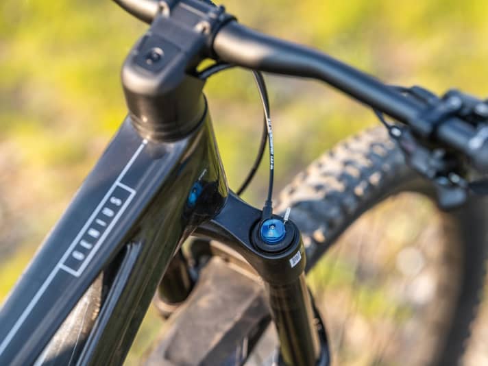 Due to the Twinloc control, the Rhythm fork lacks compression adjustment.