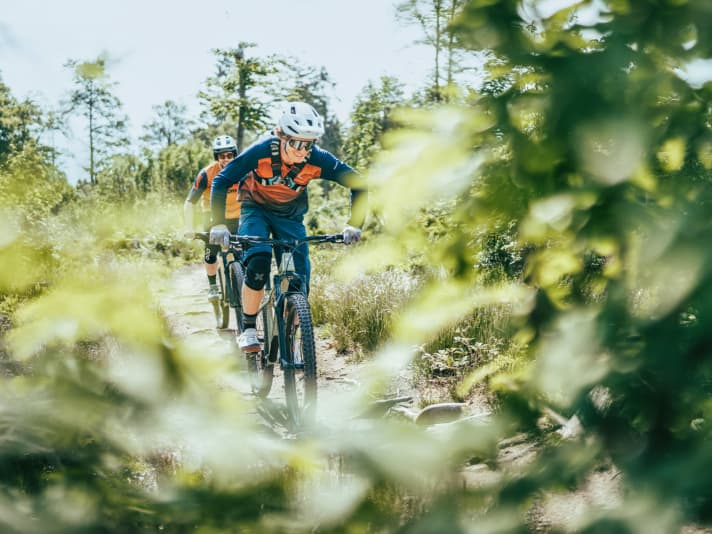 On tours, the hardtails generate good propulsion.