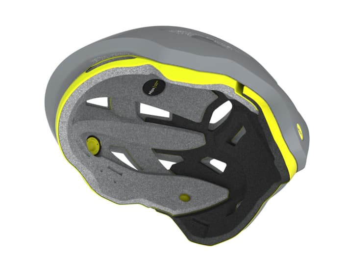 The particularly elaborate Spherical or Integra Split is only used in high-end helmets