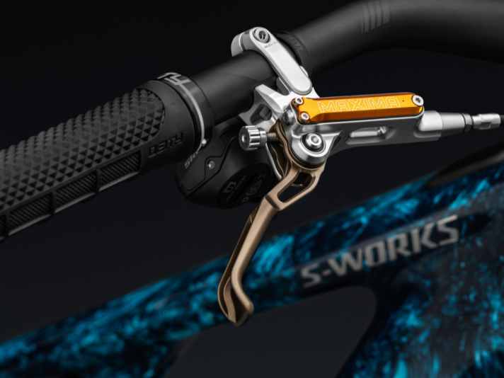 Power iron: The Trickstuff Maxima brakes.