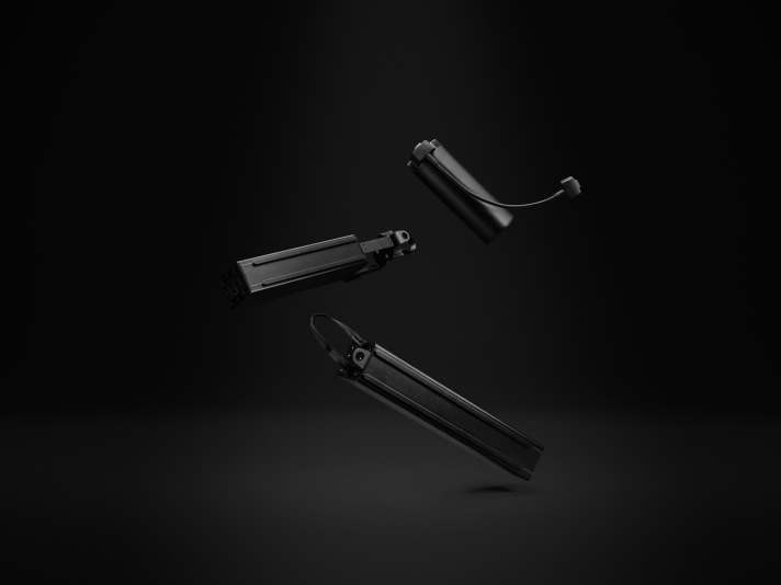 840 oder 600 Wh stehen beim Akku zur Wahl. Zusätzlich gibt es für 699 Euro einen Range-Extender mit 280 Wh.