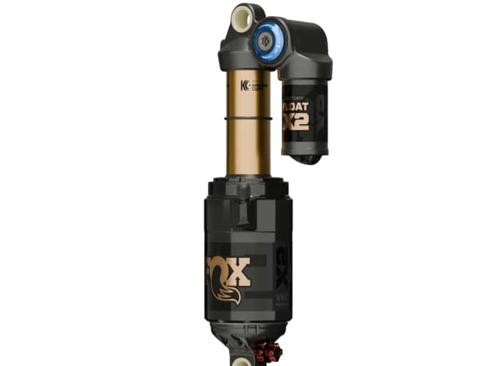 Comes as usual with plenty of adjustment options. High- and low-speed compression as well as high- and low-speed rebound.