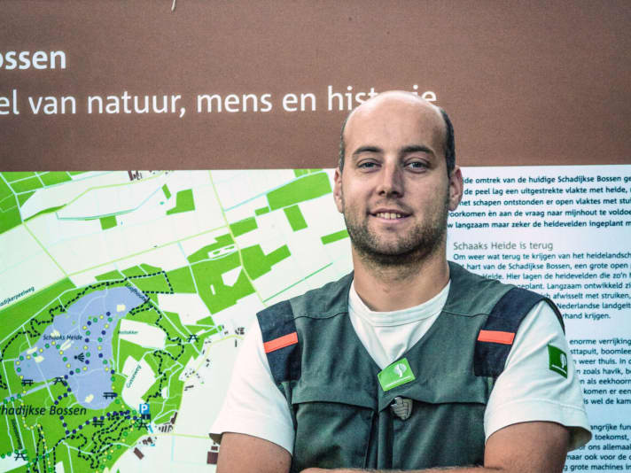 Ranger Ralf von Bree hat den ersten Trail in America angelegt. Danach hat er sich selbst ein Mountainbike gekauft.