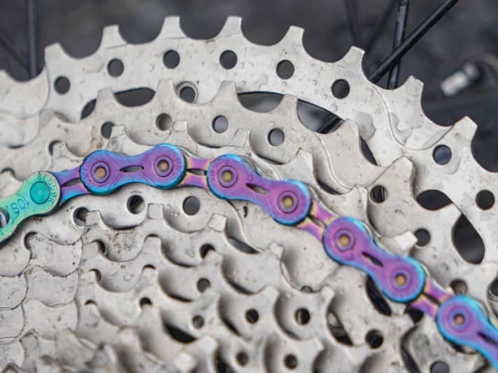 The ten-speed cassette offers 382 per cent bandwidth.