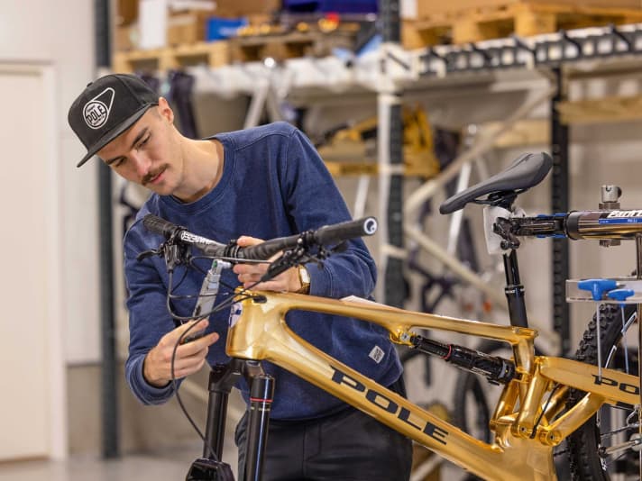 CNC-milled frames are the trademark of the Finnish company Pole.