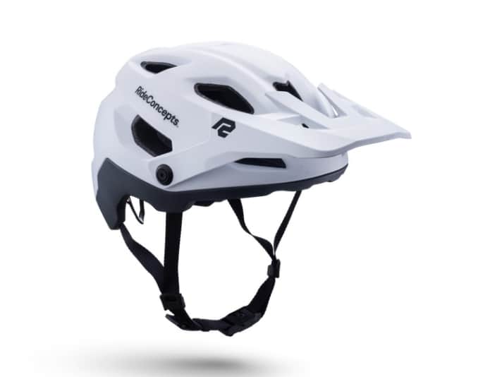 White is cool. White is timeless. White is style. The Dissent enduro helmet for €180.
