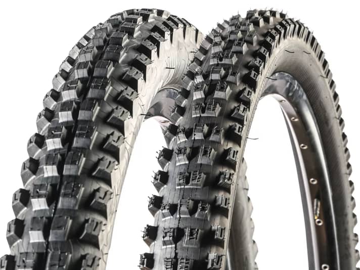 The right tyre combination determines the range of use of the bike.
