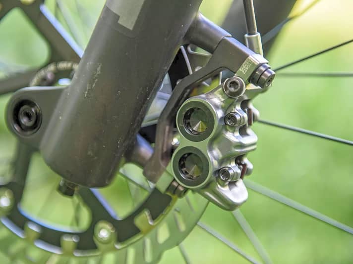 There was praise from all sides for the powerful Magura MT7 brakes. Lots of power with good modulation - this was well received by camp participants and professional testers alike.