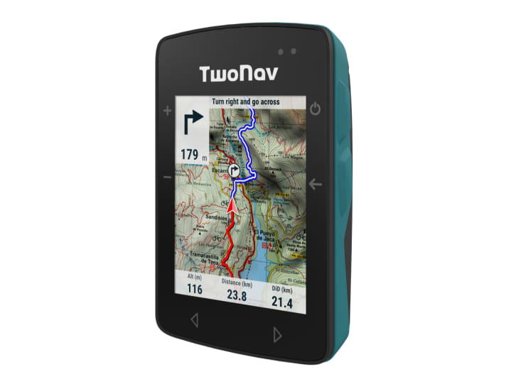 The TwoNav Roc is characterised by a high-quality, impact-resistant colour display and a stable mount. It is small and robust so that it can also be used on gravel tours and mountain bike trails - not just on a road bike.