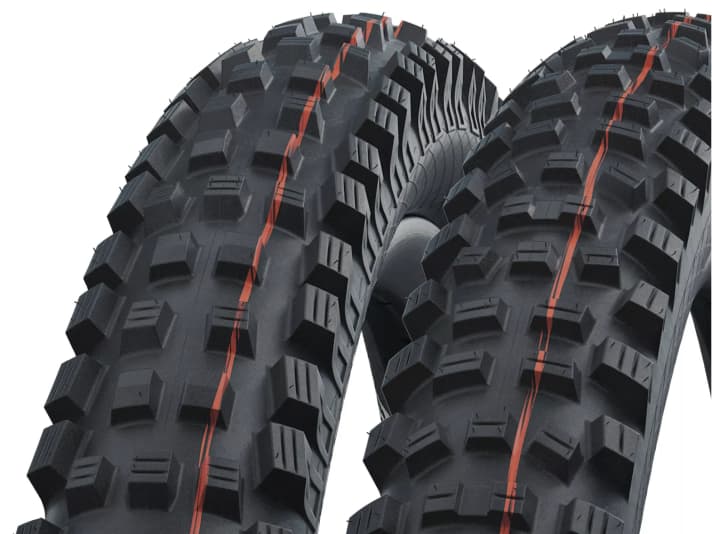 Schwalbe Magic Mary Super Trail and Hans Dampf Super Trail