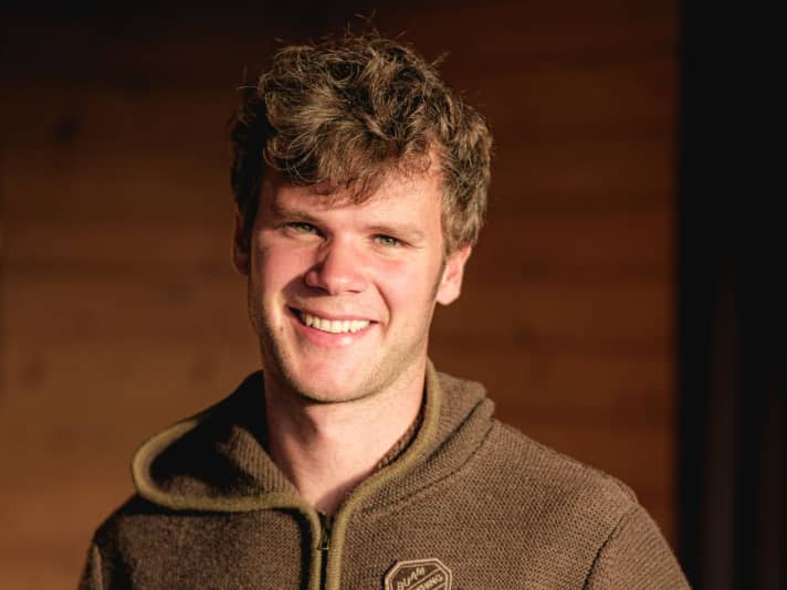 Hut owner Johannes von Klebelsberg, aka Denim Destroyer: "Before the race in Maribor, I happened to find these super-stretchy jeans in a shop and thought they would work well as racing trousers."