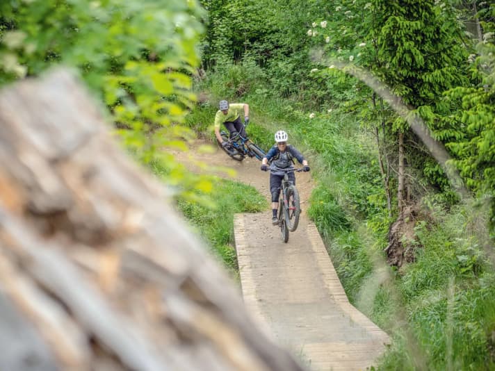  Welchen Push MTB-Trails einem Ort  bringen können, haben bereits Vorzeigeprojekte wie in Willingen oder Brilon (Foto) gezeigt. 