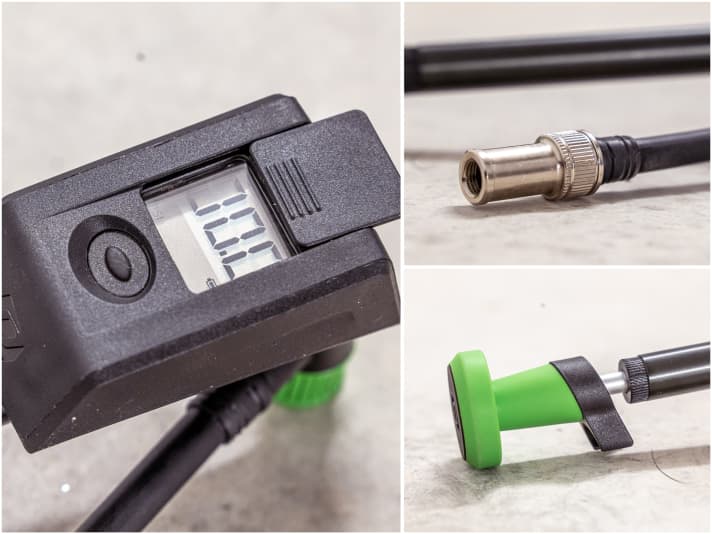 Very easy to read and also extremely accurate. The display was convincing. The handle, on the other hand, is angular and puts pressure on the hands. The valve head has no decoupling but is otherwise easy to operate