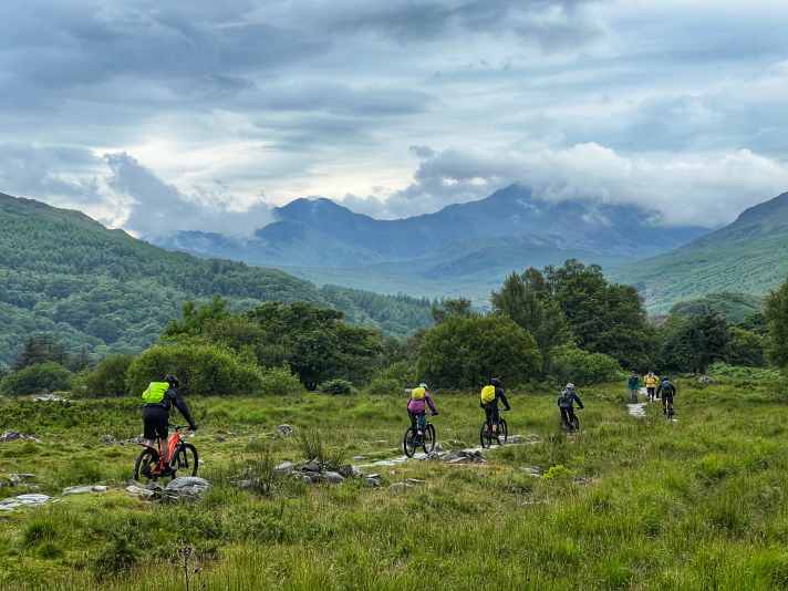 Short showers from above don't stop anyone in Wales.