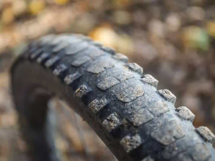 Tyres can last longer than you think, especially at the rear. However, the tyre in the photo is rather worn out.