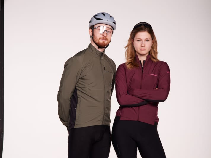 Both the men's and women's jackets are a good choice for classic touring activities