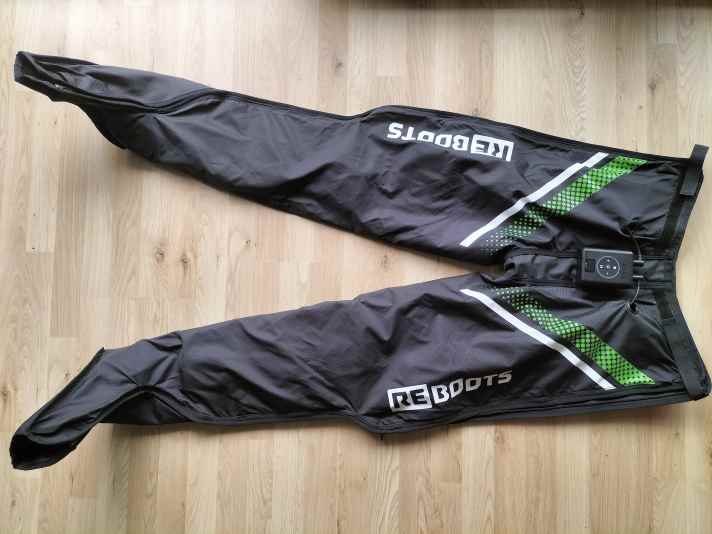 Trousers for regeneration? Yes, the Reboots Go X are designed for just that. However, they can only be used when you are sitting or lying down with your legs stretched out.