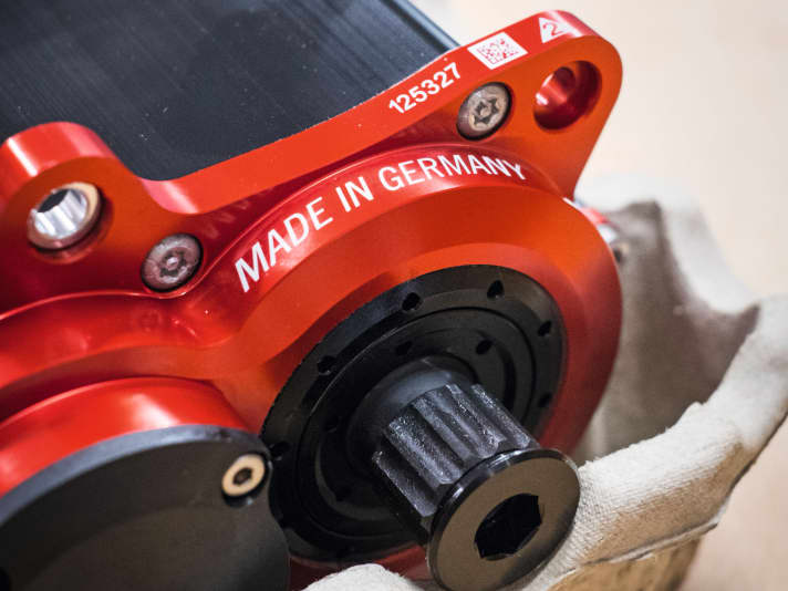 A good 90% of Pinion gearboxes are made in Europe, with more than two thirds of the value creation taking place in Germany.