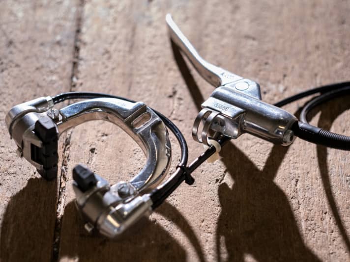 Brilliant idea: The Magura "Hydrostop" was the first hydraulic brake for bicycles in 1987.