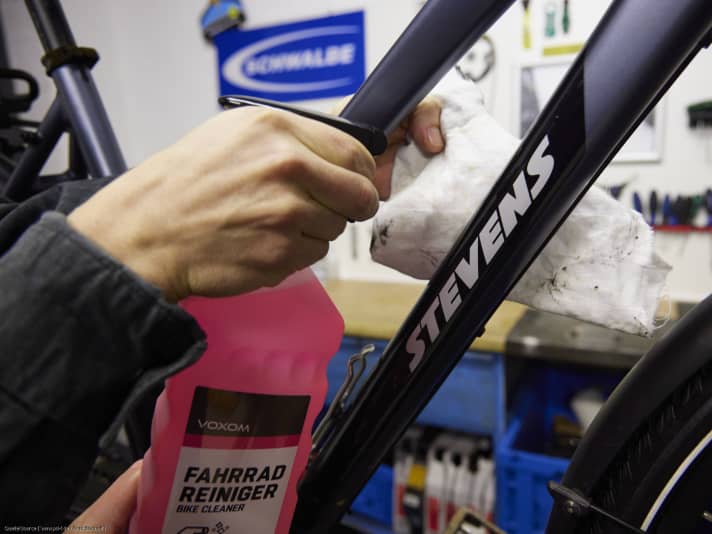 A dream come true when the bike also comes out of the bike workshop clean