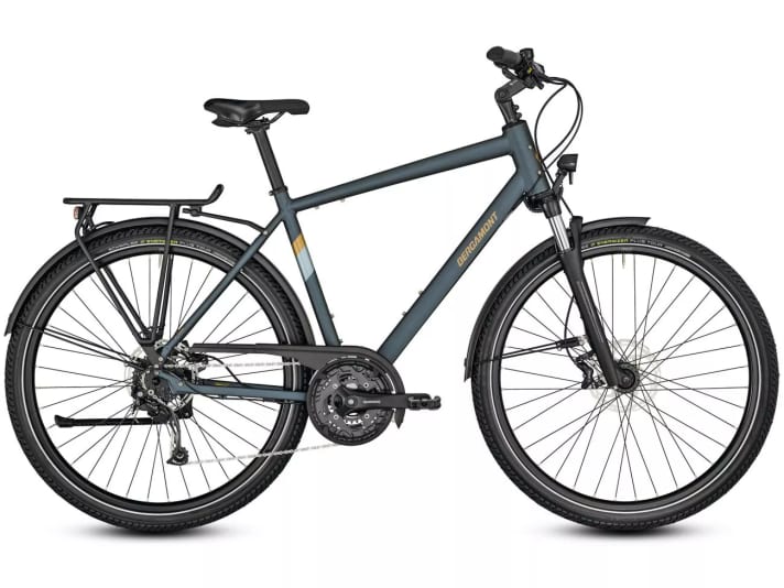 The Bergamont Horizon Plus allows a permissible total weight of 160 kilograms.