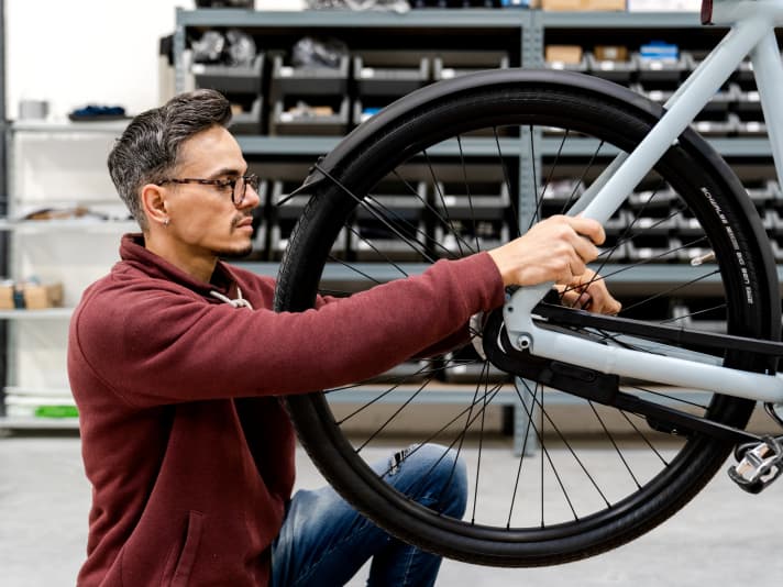 All bikes are checked and repaired before being resold.