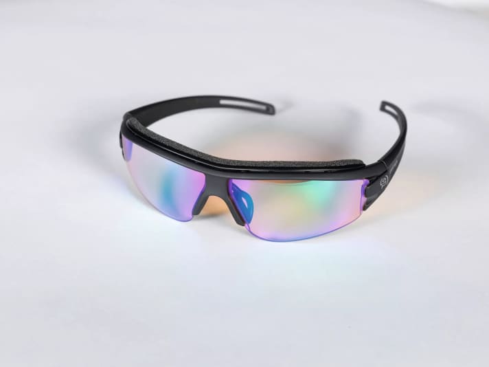 Sports glasses with high-quality direct glazing: The Evil Eye is also very suitable for optical correction.
