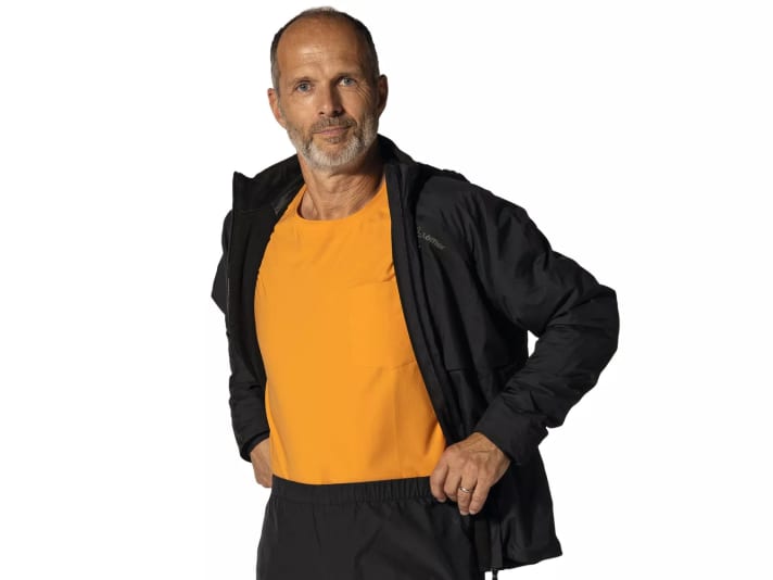 Rain jacket: WPM Pocket Hooded Bike Jacket