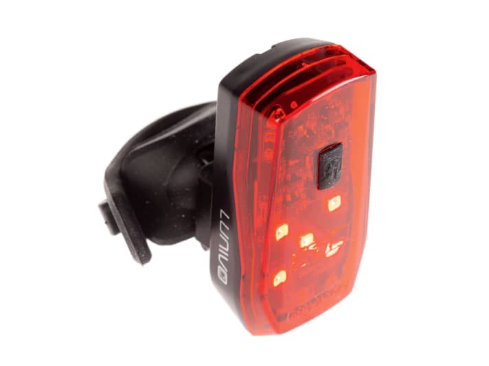 Lynx R Brake; rear light with brake indicator; USB rechargeable battery; light duration 2:30 h*; 37 grams;
