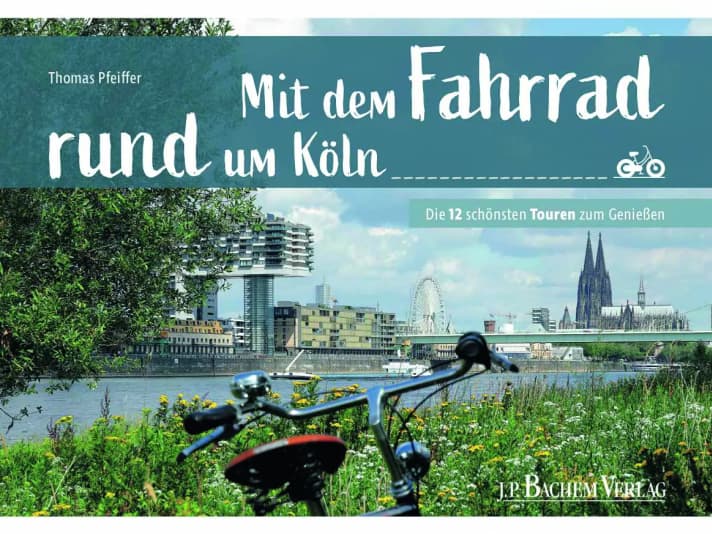 Cover excerpt of the cycling book "Around Cologne by bike"