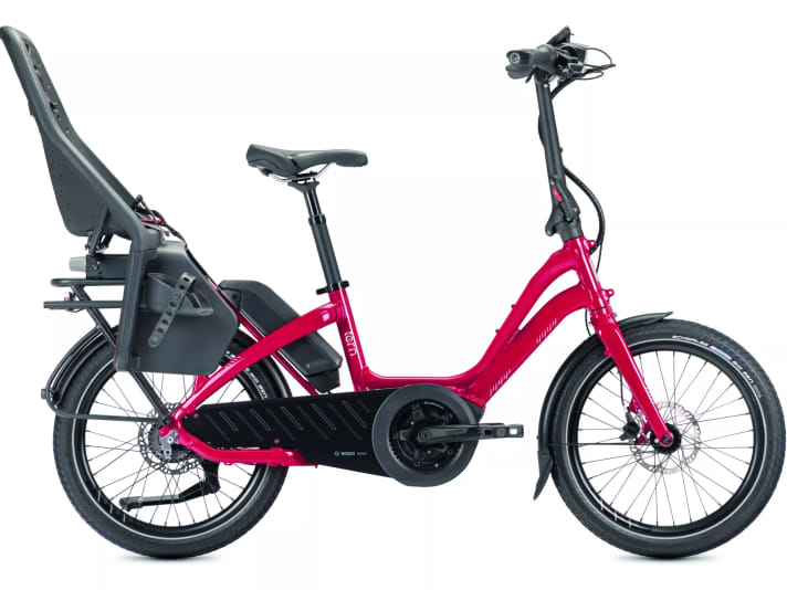 Die Geometrie des Tern NBD ist für kleinere und älterer Personen konzipiert worden.