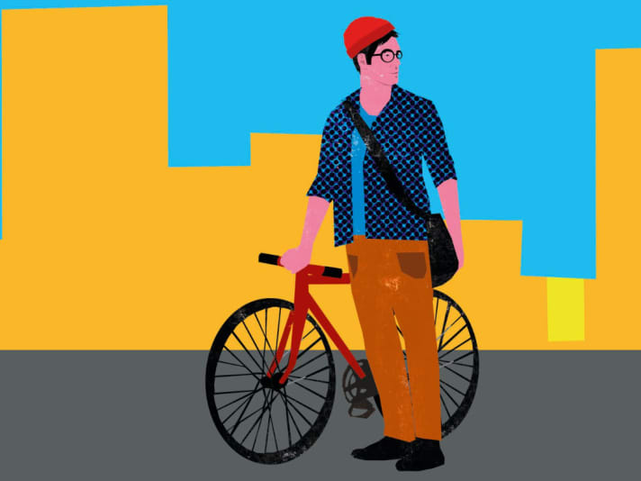 The stylish commuter | Illustration: Dorothea Pluta