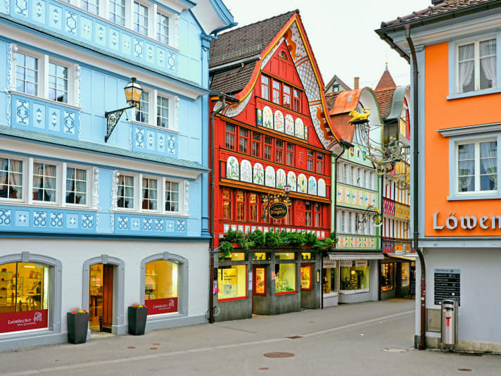 The cosy old town of Appenzell is well worth a visit.