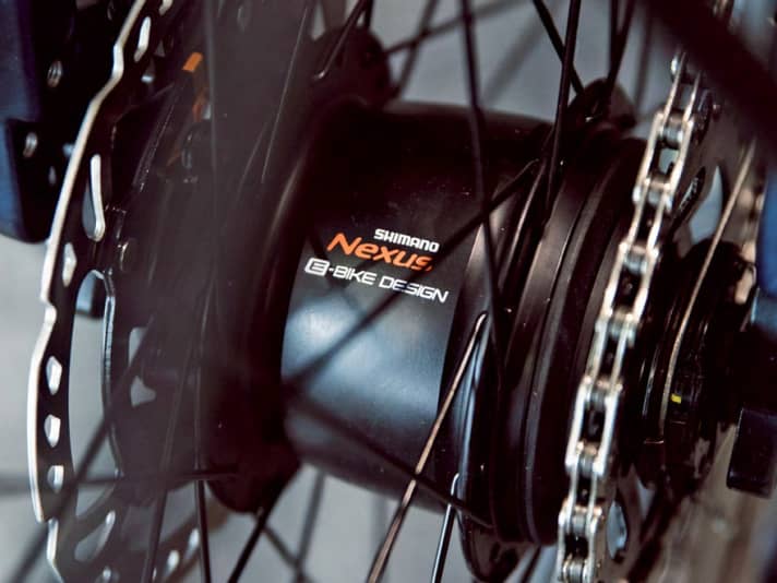 Nexus-Getriebenabe von Shimano