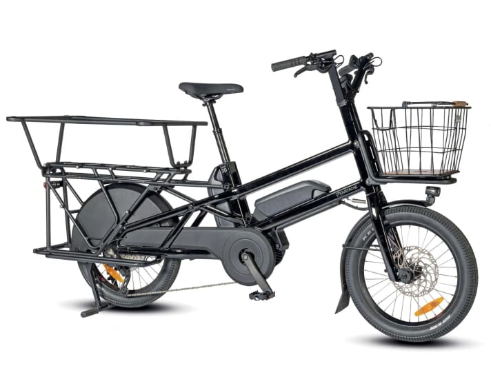 Derailleur gears and mid-motor on the Moustache Lundi 20.3