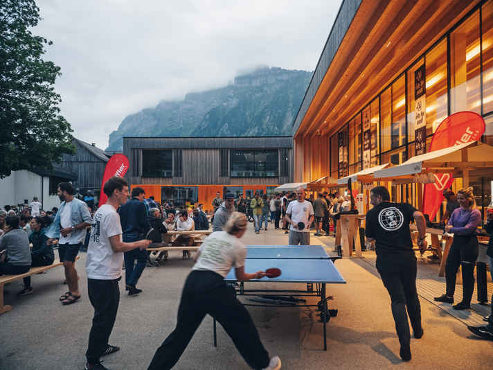 Gravel camps are all about having fun - even after the tour.