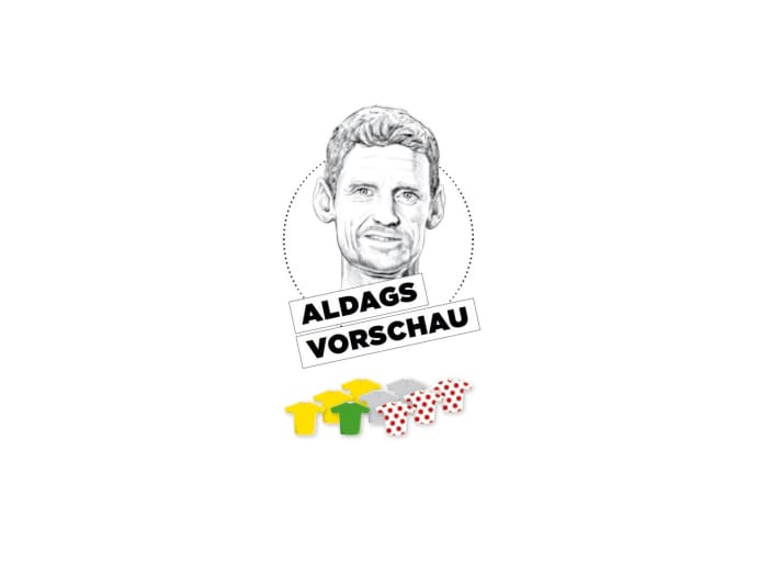Rolf Aldag attaches this importance to the 11th stage for yellow, green and the mountain jersey - the more coloured jerseys, the greater the significance.