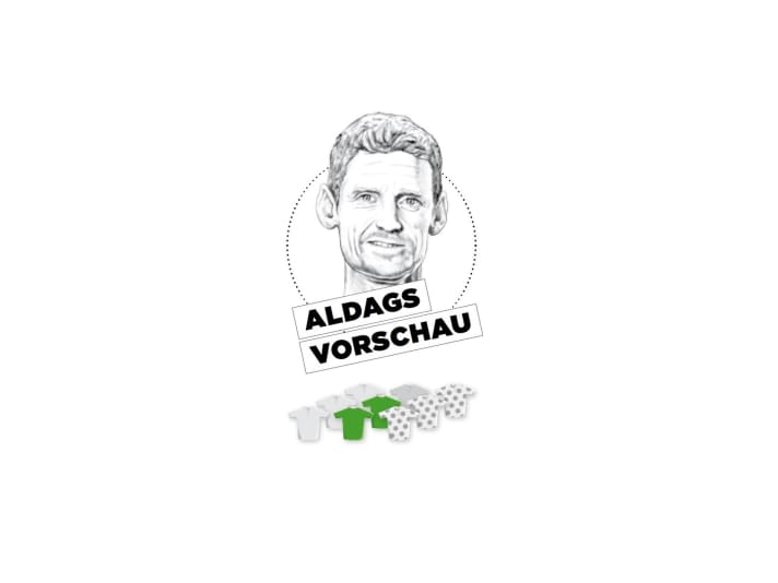 C'est l'importance que Rolf Aldag attribue à la 13e étape pour le jaune, le vert et le maillot de montagne - plus il y a de maillots de couleur, plus l'importance est grande.