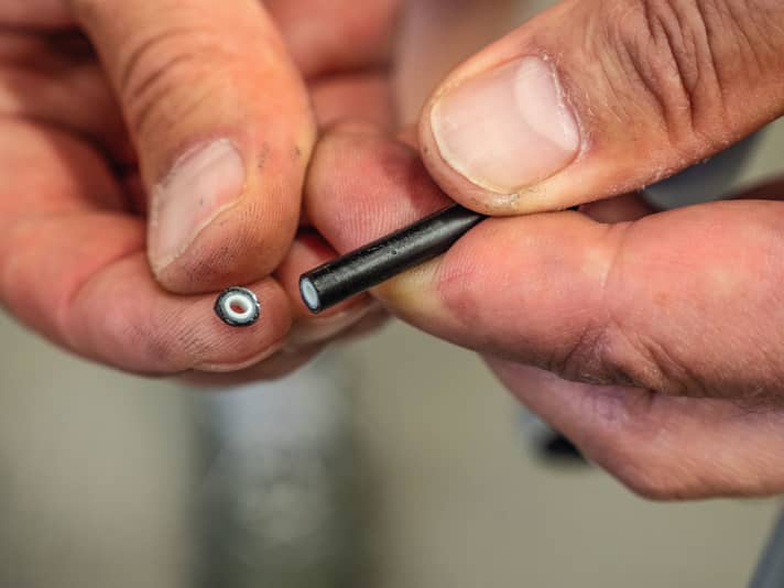 Bremsleitung beschnitten