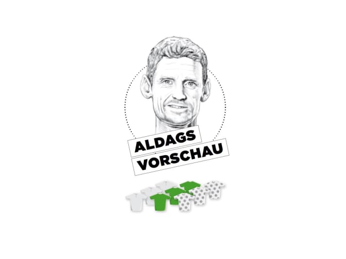 Diese Bedeutung misst Rolf Aldag der 3. Etappe für Gelb, Grün und Bergtrikot zu - je mehr farbige Trikots, desto größer die Bedeutung.