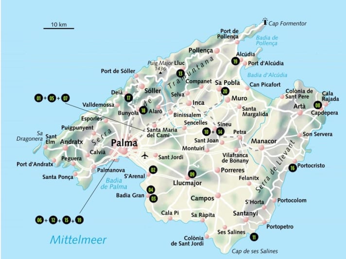 Overview map