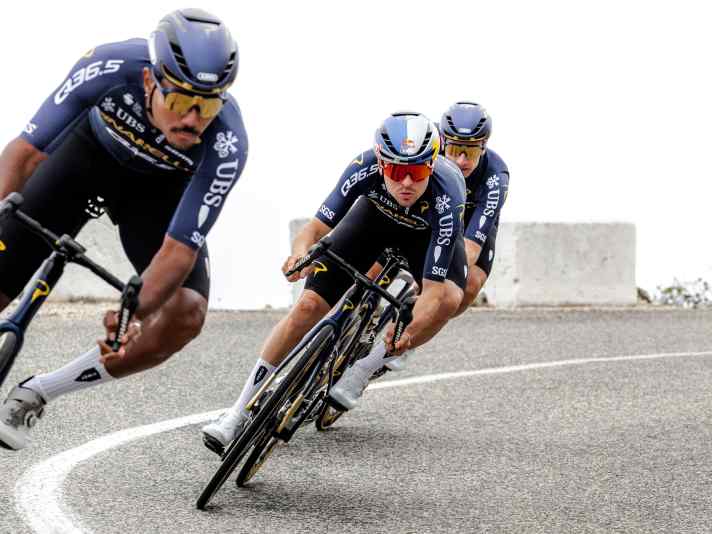 Full focus on the Ardennes: The triple of Amstel Gold Race, Fléche Wallonne and Liège-Bastogne-Liège is Thomas Pidcock's (centre) first big goal of the season