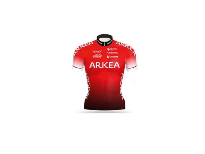 The jersey from Arkea Pro Cycling