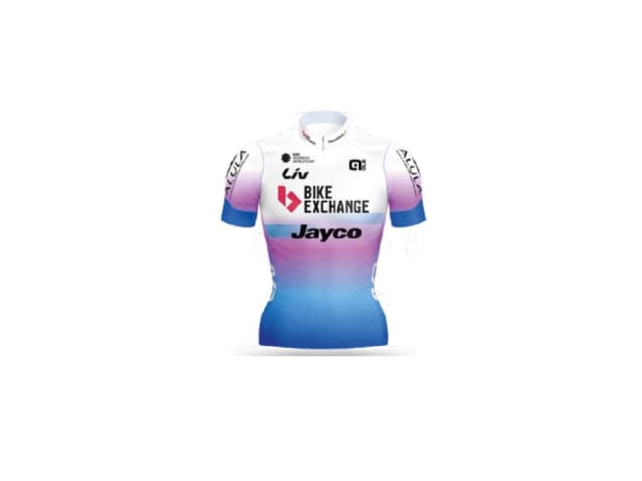 Le maillot de l'équipe BikeExchange-Jayco