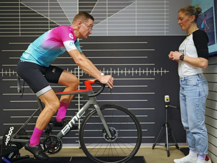 Teil 2 der Operation Ötztaler, das Bikefitting