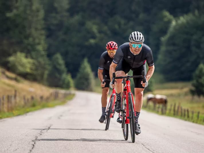 Le chef de laboratoire de TOUR, Christoph Allwang, a déjà pu tester la nouveauté de Wilier en Italie. 