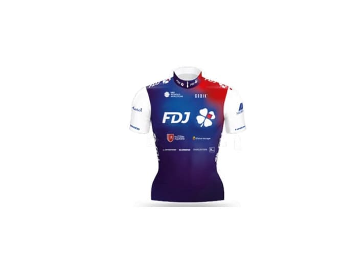 Das Trikot von FDJ Nouvelle-Aquitaine Futuroscope