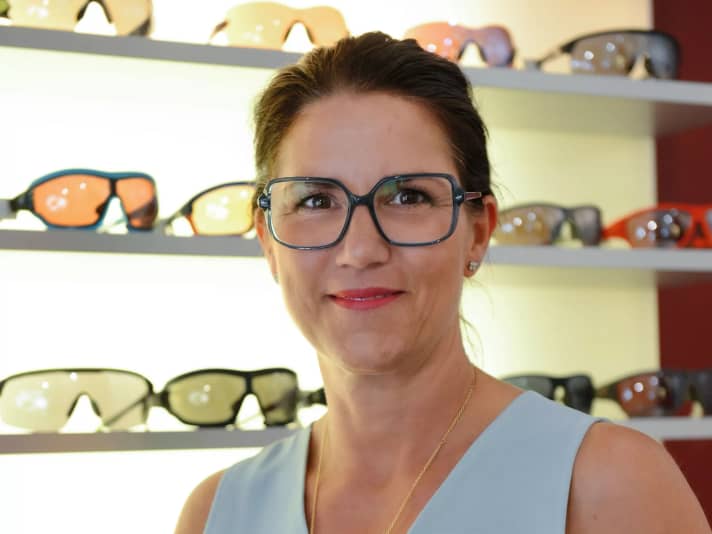 Carina Freytag-Hafen, opticienne du sport à Munich 