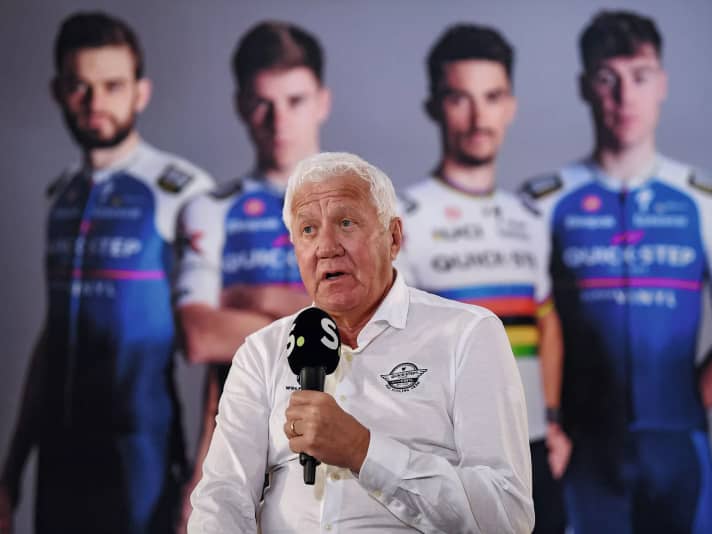 Patrick Lefevere, directeur de l'équipe Quick-Step