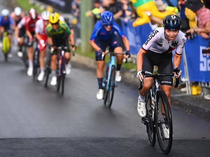 Kämpfte weltmeisterlich und ging trotzdem leer aus, Liane Lippert. 